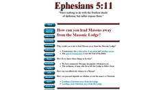 Desktop Screenshot of ephesians5-11.org