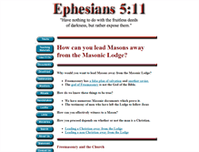 Tablet Screenshot of ephesians5-11.org